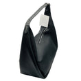 Load image into Gallery viewer, Toteme Black Grained Leather Belt Hobo Bag