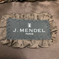 Load image into Gallery viewer, J. Mendel Brown Cropped Silk Lined Fur Wrap Coat