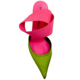Load image into Gallery viewer, Bruno Frisoni Acid Green / Hot Pink N Roll Pumps