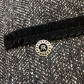 Load image into Gallery viewer, Rokh Black / White Velvet Trimmed Wool Tweed Jacket