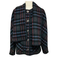 Load image into Gallery viewer, Veronica Beard Black Multi Martine Dickey Coat with Scarf