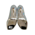 Load image into Gallery viewer, Bruno Frisoni Silver Holographic Leather Pumpette Pumps