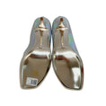 Load image into Gallery viewer, Bruno Frisoni Silver Holographic Leather Pumpette Pumps
