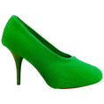 Load image into Gallery viewer, Givenchy Absynthe Green Shearling Show Pumps