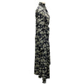 Load image into Gallery viewer, Petar Petrov Grey / Black Resort 2021 Silk Maxi Dress