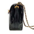 Load image into Gallery viewer, Chanel Vintage 1990's Black Patent Leather Mini Crossbody Bag