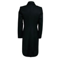 Load image into Gallery viewer, Bouchra Jarrar Black Button Front Mid Length Wool Coat