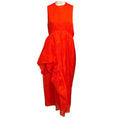 Load image into Gallery viewer, Cecilie Bahnsen Vibrant Orange Fang Dress