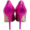 Load image into Gallery viewer, Bruno Frisoni Hot Pink Holographic Leather Pumpette Pumps