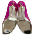 Load image into Gallery viewer, Bruno Frisoni Hot Pink Holographic Leather Pumpette Pumps
