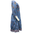Load image into Gallery viewer, Agua by Agua Bendita Blue Floral Printed Dress
