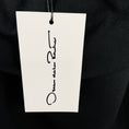Load image into Gallery viewer, Oscar de la Renta Black Structured Wool Crepe Cocktail Dress with Velvet Ties
