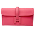 Load image into Gallery viewer, Hermes Rose Azalee Swift Mini Jige Duo Wallet