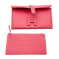 Load image into Gallery viewer, Hermes Rose Azalee Swift Mini Jige Duo Wallet