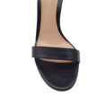 Load image into Gallery viewer, Gianvito Rossi Black Portofino 105 High Heeled Ankle Strap Leather Sandals
