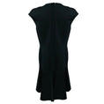 Load image into Gallery viewer, Akris Punto Black Mesh Tulle Dot Jersey Stretch Dress with Flared Hem