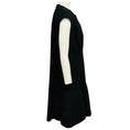Load image into Gallery viewer, Akris Punto Black Mesh Tulle Dot Jersey Stretch Dress with Flared Hem