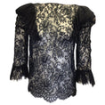 Load image into Gallery viewer, Dundas Black Long Sleeved Lace Blouse