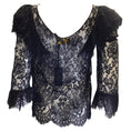 Load image into Gallery viewer, Dundas Black Long Sleeved Lace Blouse
