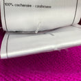 Load image into Gallery viewer, Chanel Magenta / Pink 2009 Fringed Cashmere Knit Scarf