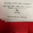 Load image into Gallery viewer, Ferragamo Red Wool Crepe Pants / Trousers