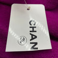 Load image into Gallery viewer, Chanel Magenta / Pink 2009 Fringed Cashmere Knit Scarf