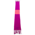 Load image into Gallery viewer, Chanel Magenta / Pink 2009 Fringed Cashmere Knit Scarf
