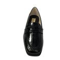 Load image into Gallery viewer, Chanel Black CC Patent Calfskin Moccasins / Loafers