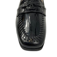 Load image into Gallery viewer, Chanel Black CC Patent Calfskin Moccasins / Loafers