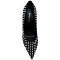 Load image into Gallery viewer, Burberry Black Crystal Embellished Madelina Pumps
