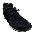 Load image into Gallery viewer, Chanel Black Velvet Trimmed Low Top Lurex Knit Sneakers