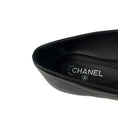 Load image into Gallery viewer, Chanel Black Lambskin Leather Mary Jane Ballet Flats