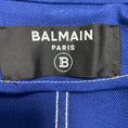 Load image into Gallery viewer, Balmain Blue Double Breasted Cotton Jacket with Silver Buttons