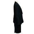 Load image into Gallery viewer, Sonia Rykiel Black Pinstriped Crepe Jacket and Skirt Suit Set