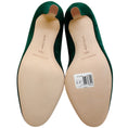 Load image into Gallery viewer, Manolo Blahnik Dark Green Suede Verin 105 Pumps