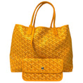 Load image into Gallery viewer, Goyard Yellow Goyardine Canvas Saint Louis PM Tote Handbag
