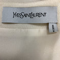 Load image into Gallery viewer, Yves Saint Laurent Ivory Three Quarter Sleeved Crepe Midi Dress