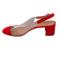 Load image into Gallery viewer, Aquazzura Carnation Red Suede and PVC Optic 50 Pumps
