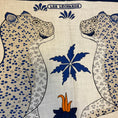 Load image into Gallery viewer, Hermes Natural / Blue / Orange Les Leopards Large Cashmere and Silk Scarf