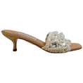 Load image into Gallery viewer, Aquazzura Oat Crochet Crystal Embellished Cote 50 Sandals