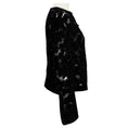 Load image into Gallery viewer, Krizia Black Sequin and Bead Embellished Cut Out Knit Blazer