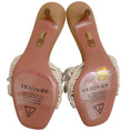 Load image into Gallery viewer, Aquazzura Oat Crochet Crystal Embellished Cote 50 Sandals