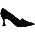 Load image into Gallery viewer, Manolo Blahnik Black Suede Dorehi Pumps