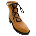 Load image into Gallery viewer, Laurence Dacade Beige Suede Coleen Lace Up Booties
