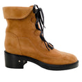 Load image into Gallery viewer, Laurence Dacade Beige Suede Coleen Lace Up Booties