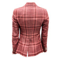 Load image into Gallery viewer, Kiton Pink / Burgundy Two Button Plaid Blazer
