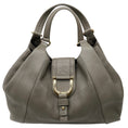 Load image into Gallery viewer, Gucci Taupe Grey Grained Leather Hobo Shoulder Bag