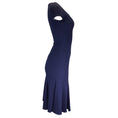 Load image into Gallery viewer, Ralph Lauren Collection Navy Blue Short Sleeved Jersey Midi Dress
