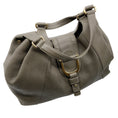 Load image into Gallery viewer, Gucci Taupe Grey Grained Leather Hobo Shoulder Bag
