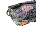 Load image into Gallery viewer, Chanel Blue Multi Paris-Seoul Crochet and Lambskin Medium Flap Bag